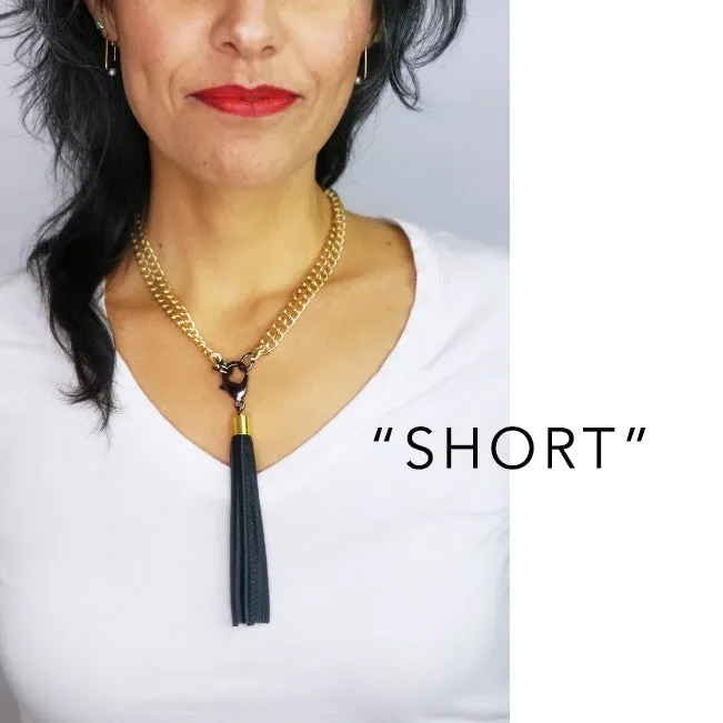 3-in-1 Tassel Necklace © Gold