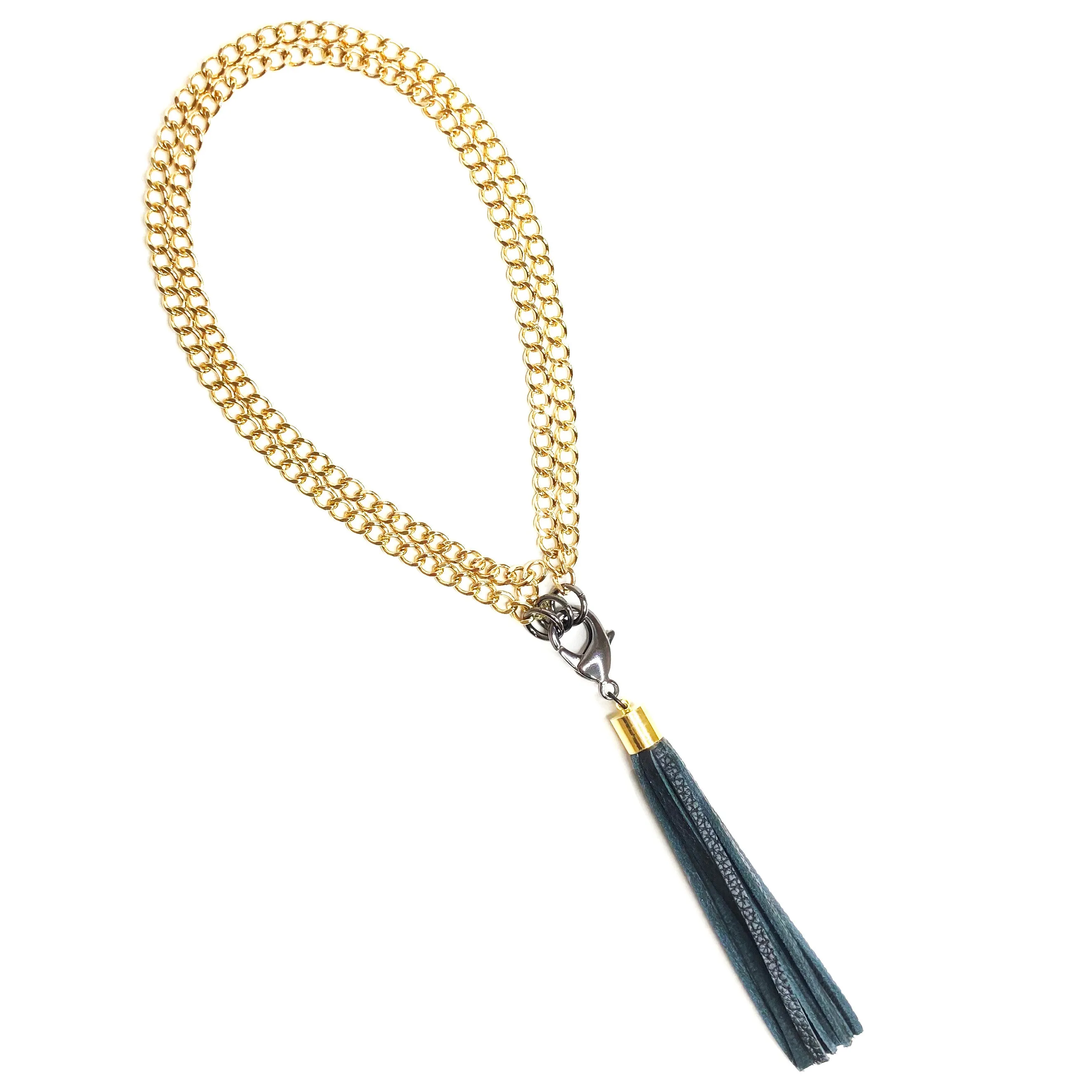 3-in-1 Tassel Necklace © Gold
