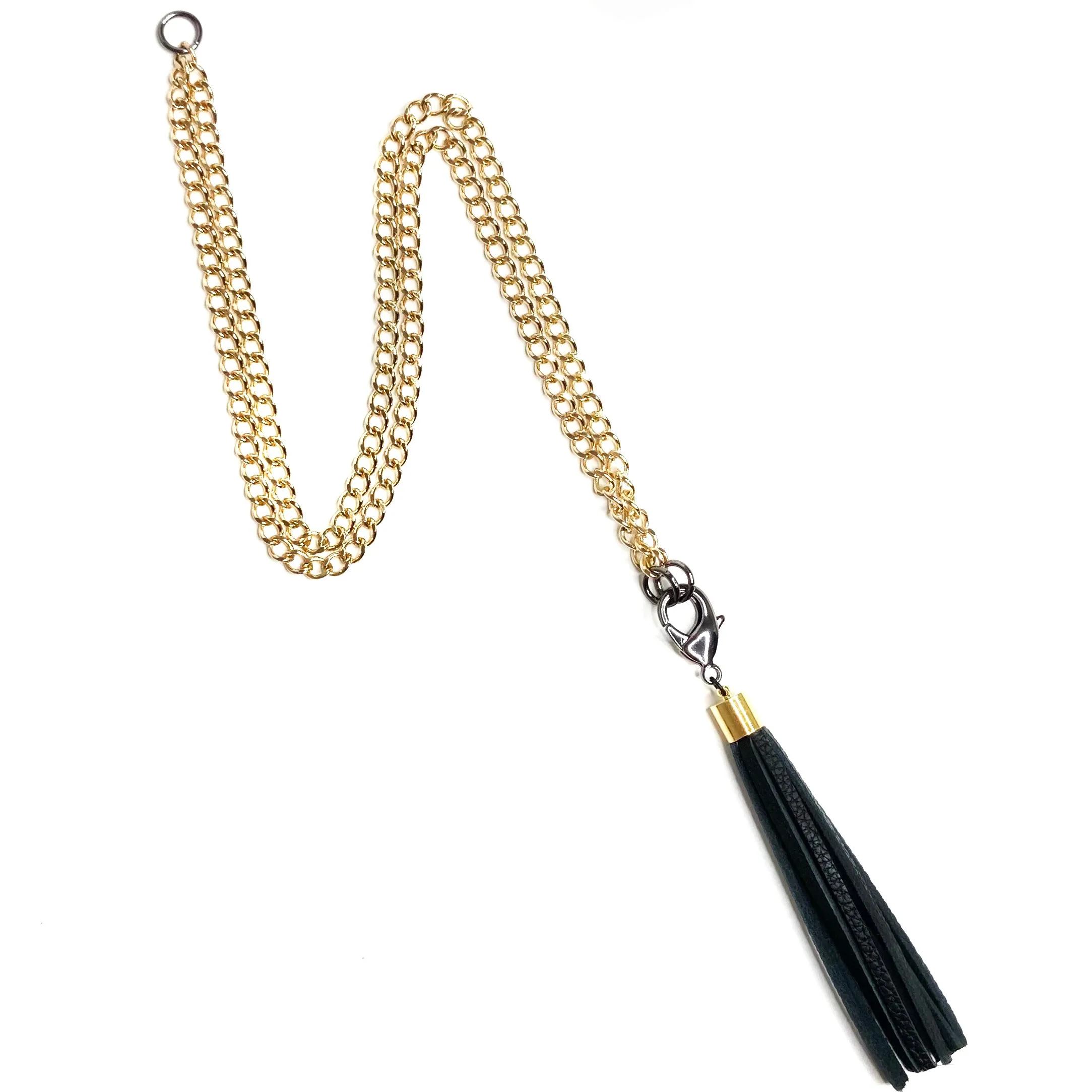 3-in-1 Tassel Necklace © Gold
