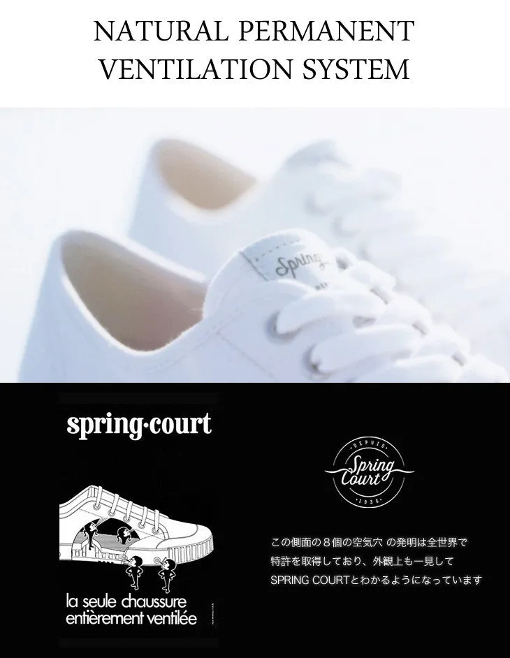 【50％OFF】SPRING COURT (スプリングコート）B2 ミッドカット キャンバス スニーカー