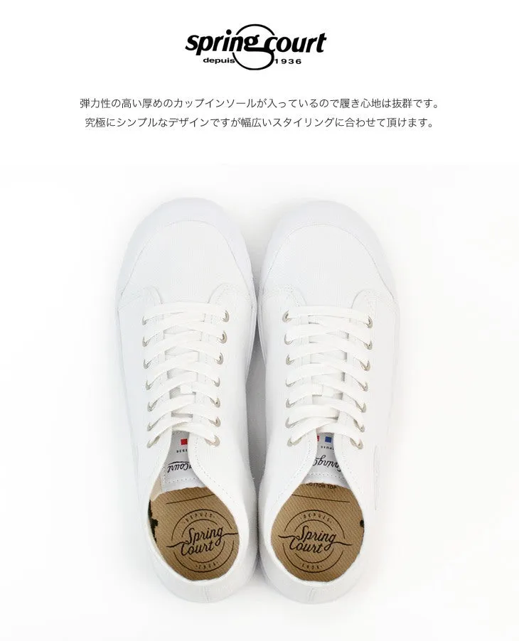【50％OFF】SPRING COURT (スプリングコート）B2 ミッドカット キャンバス スニーカー