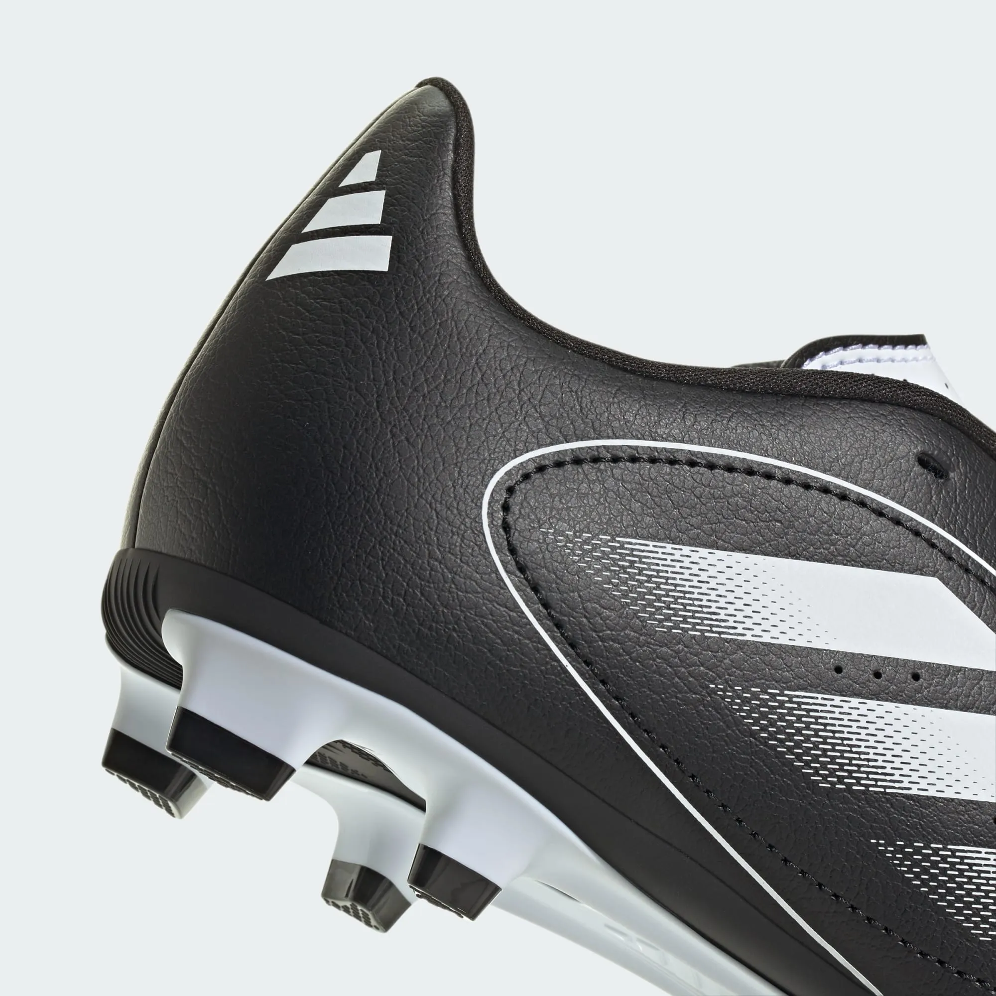 ADIDAS KID'S GOLETTO XI BLACK/SILVER FOOTBALL BOOTS