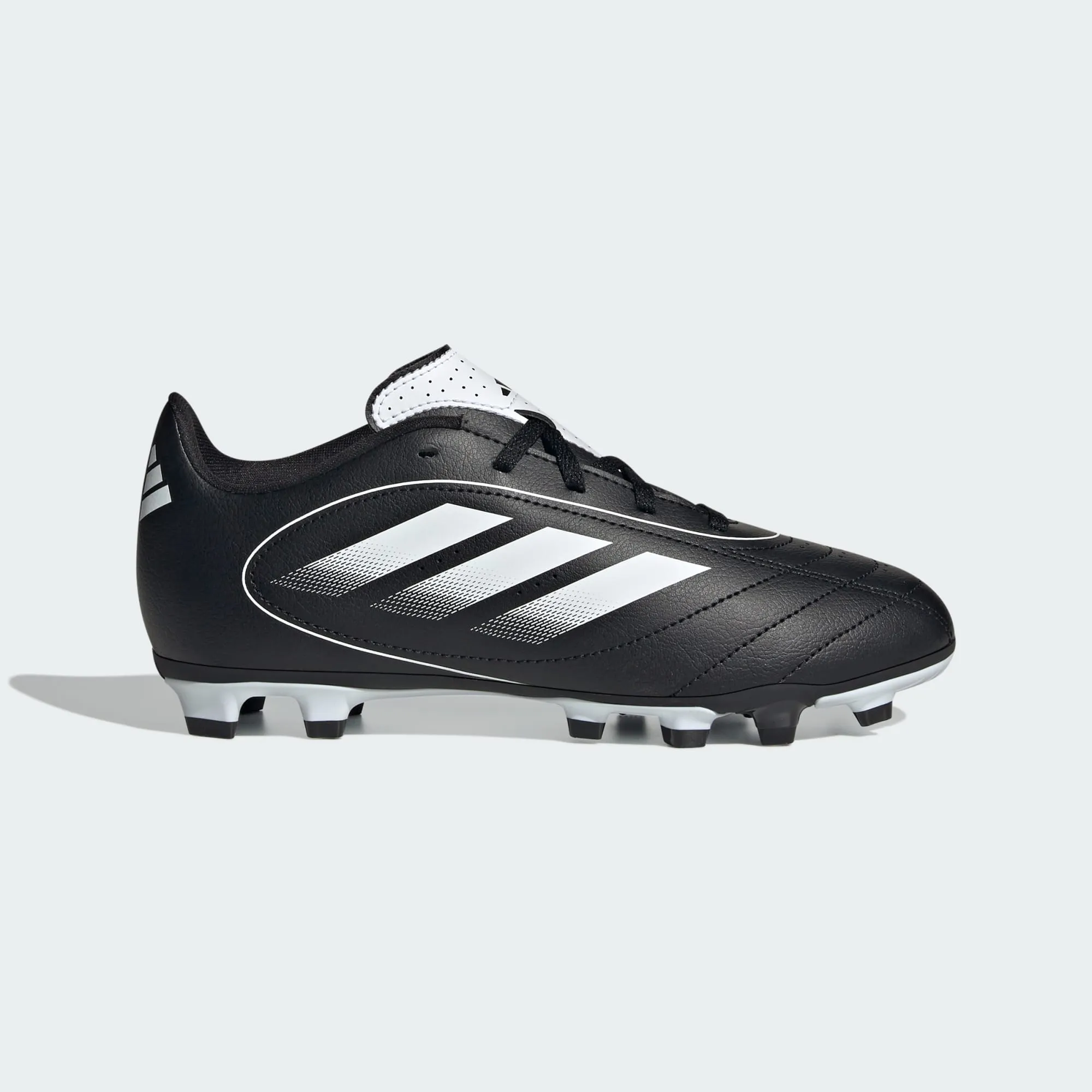 ADIDAS KID'S GOLETTO XI BLACK/SILVER FOOTBALL BOOTS
