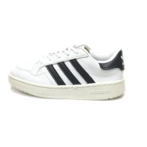 Adidas Originals Team Court Sneakers Leather White Colour For Kids