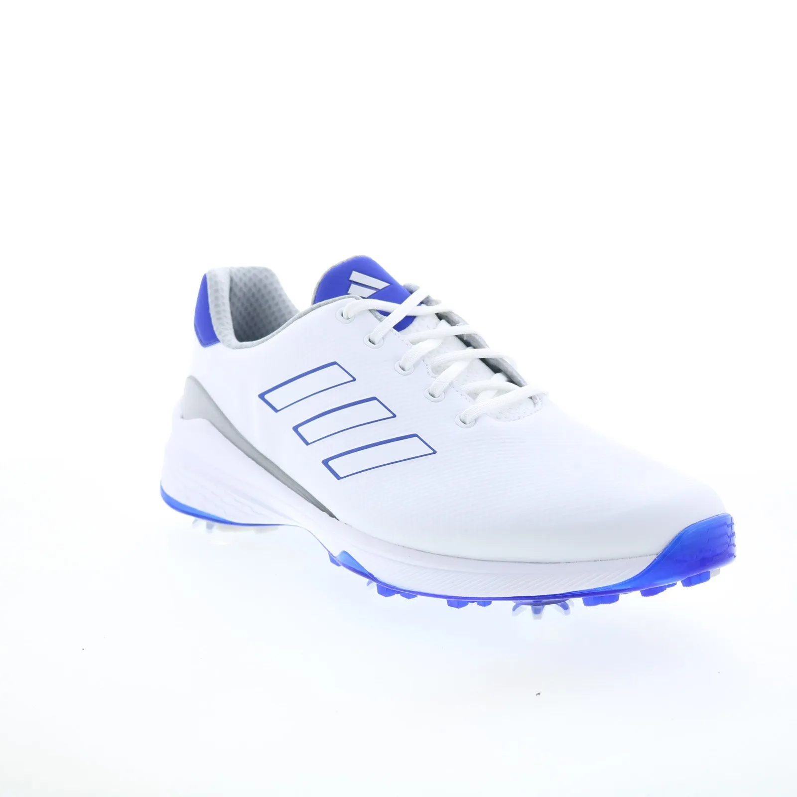 Adidas ZG23 H03673 Mens White Wide Mesh Lace Up Athletic Golf Shoes