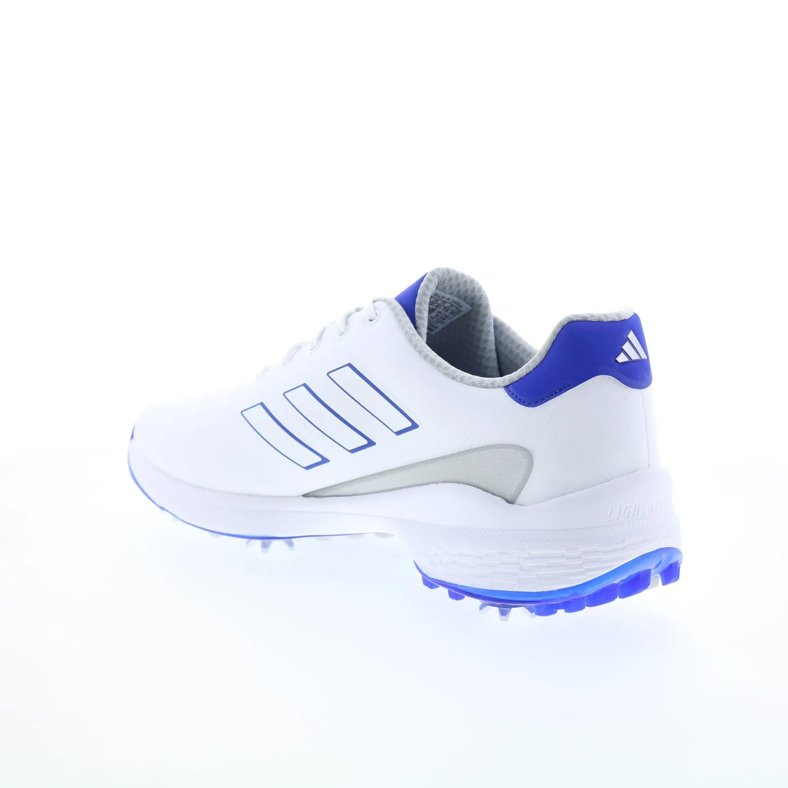 Adidas ZG23 H03673 Mens White Wide Mesh Lace Up Athletic Golf Shoes