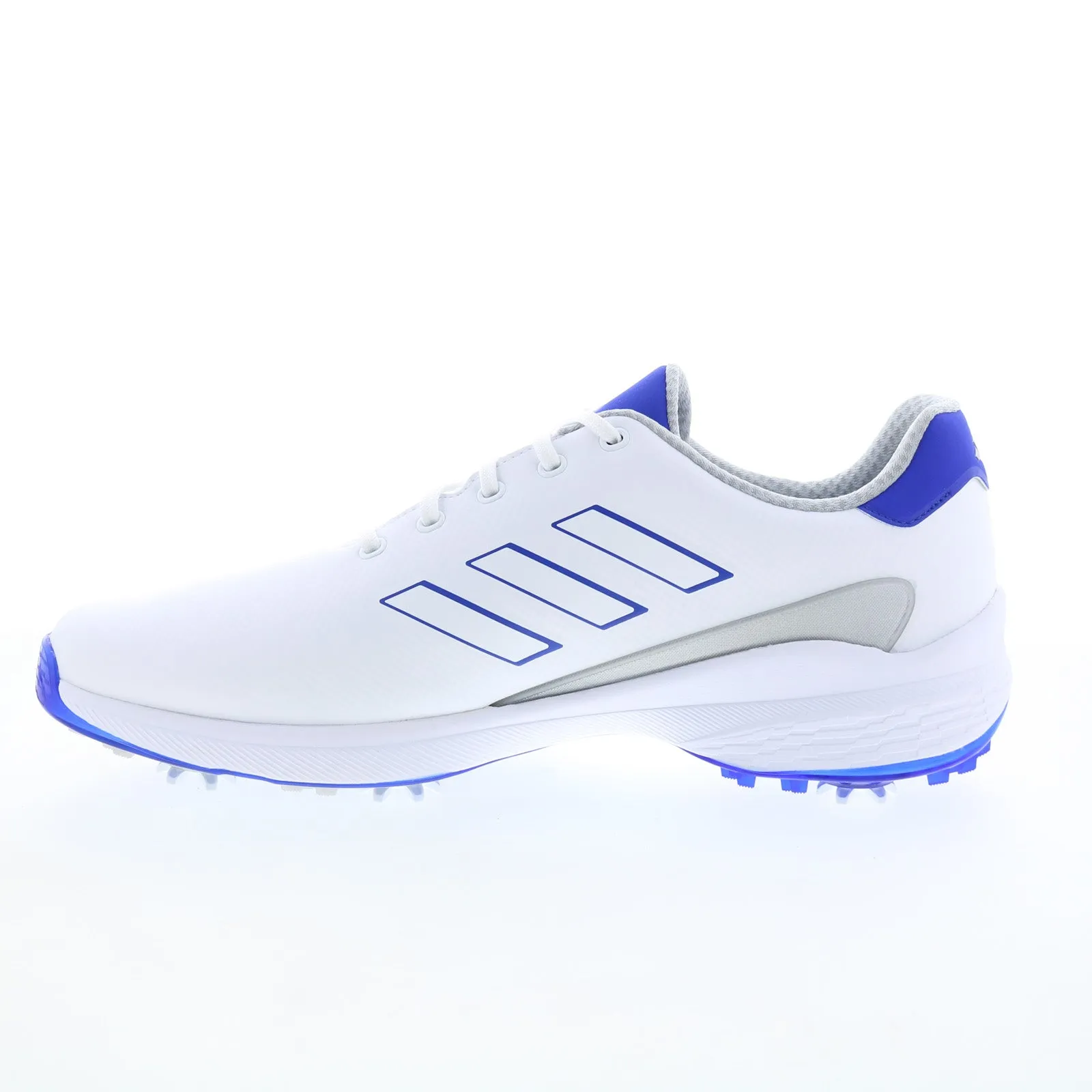 Adidas ZG23 H03673 Mens White Wide Mesh Lace Up Athletic Golf Shoes