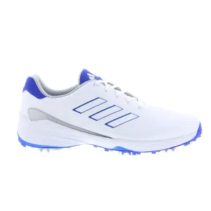 Adidas ZG23 H03673 Mens White Wide Mesh Lace Up Athletic Golf Shoes