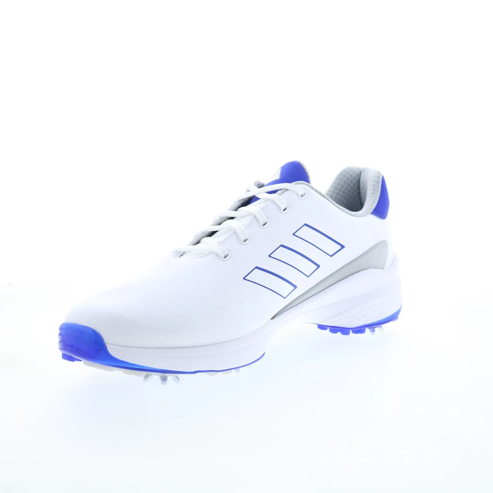 Adidas ZG23 H03673 Mens White Wide Mesh Lace Up Athletic Golf Shoes