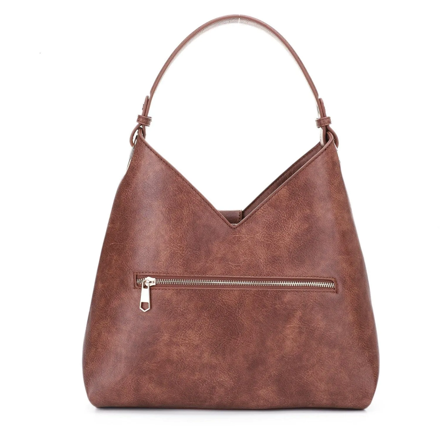 AS20598 Clasp With Tassel Accent Hobo Bag