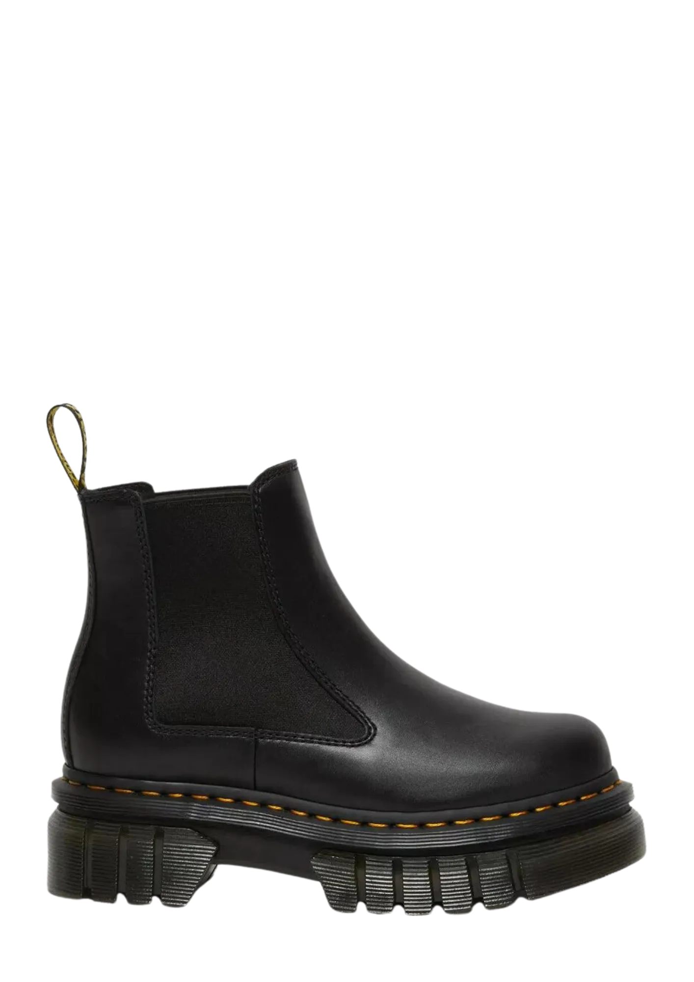 Audrick Nappa Leather Platform Chelsea Boots - Black Nappa