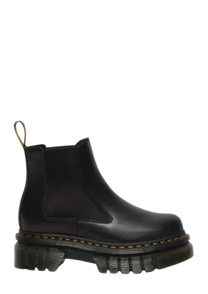 Audrick Nappa Leather Platform Chelsea Boots - Black Nappa