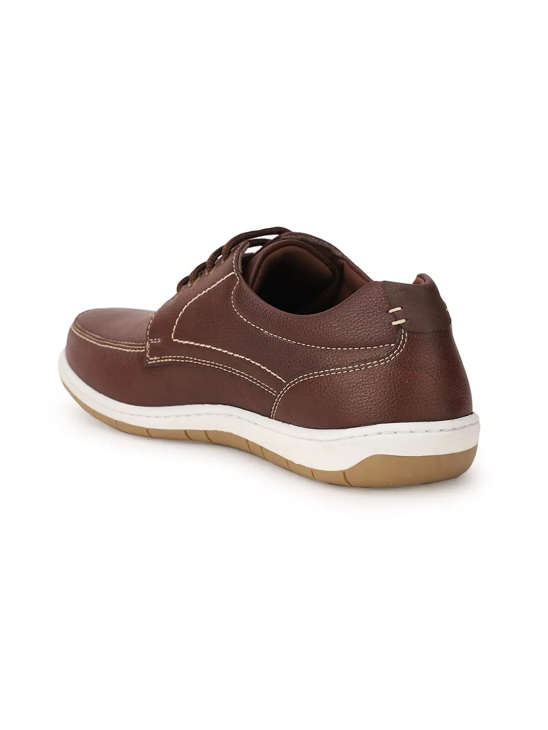 Bata Mens I-and Laceup Casual Shoes,Brown