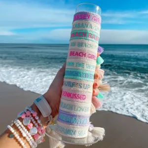 Beach Embroidered Bracelet - Assorted