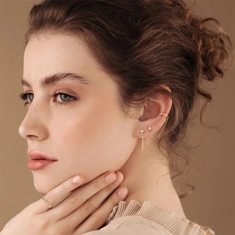 Birth Right Stone and Tassel Earrings