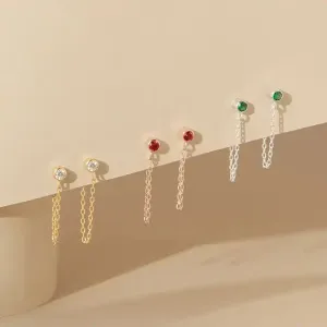 Birth Right Stone and Tassel Earrings