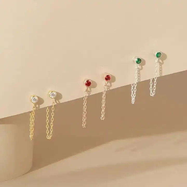 Birth Right Stone and Tassel Earrings