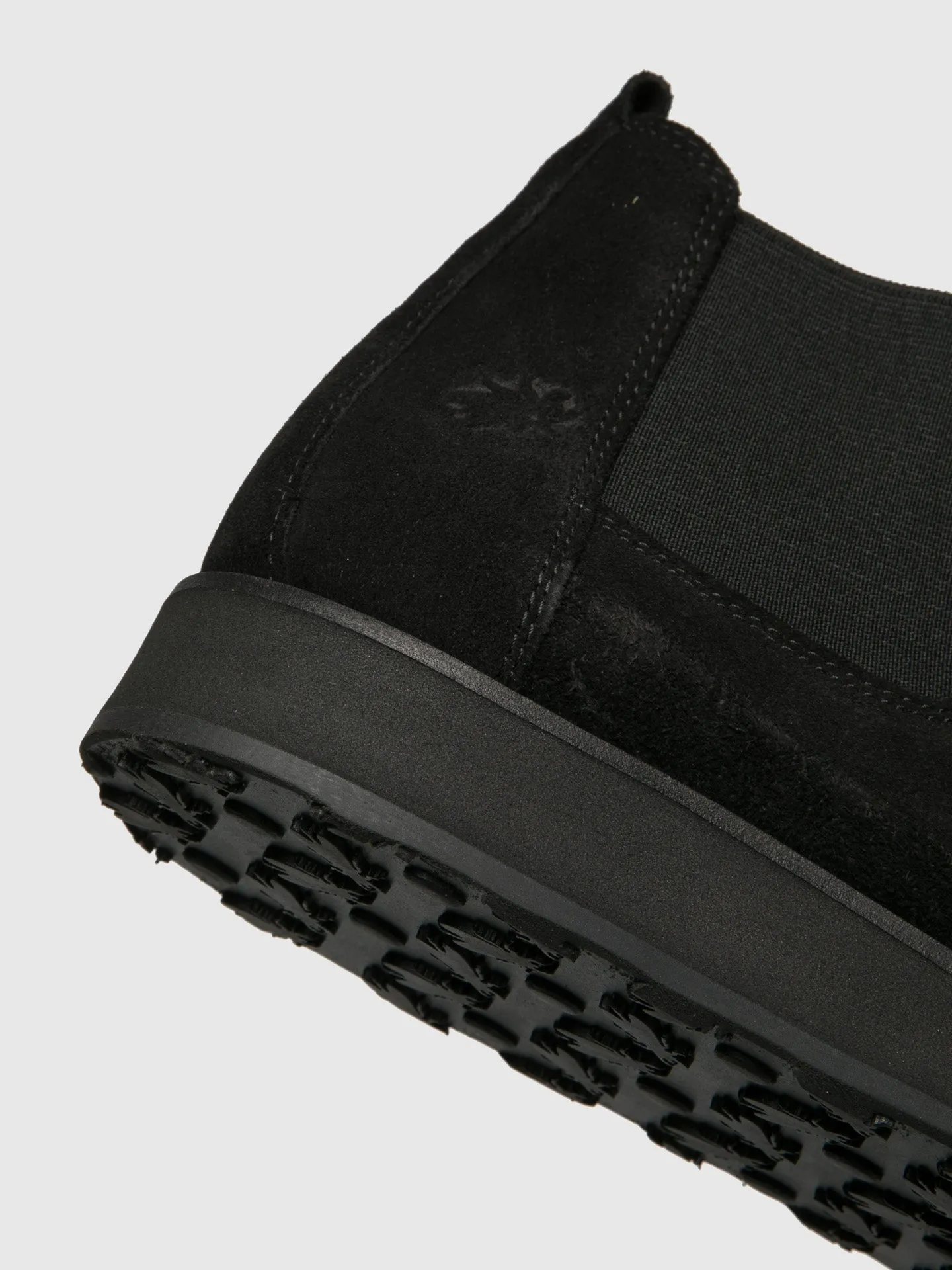 Black Leather Chelsea Ankle Boots