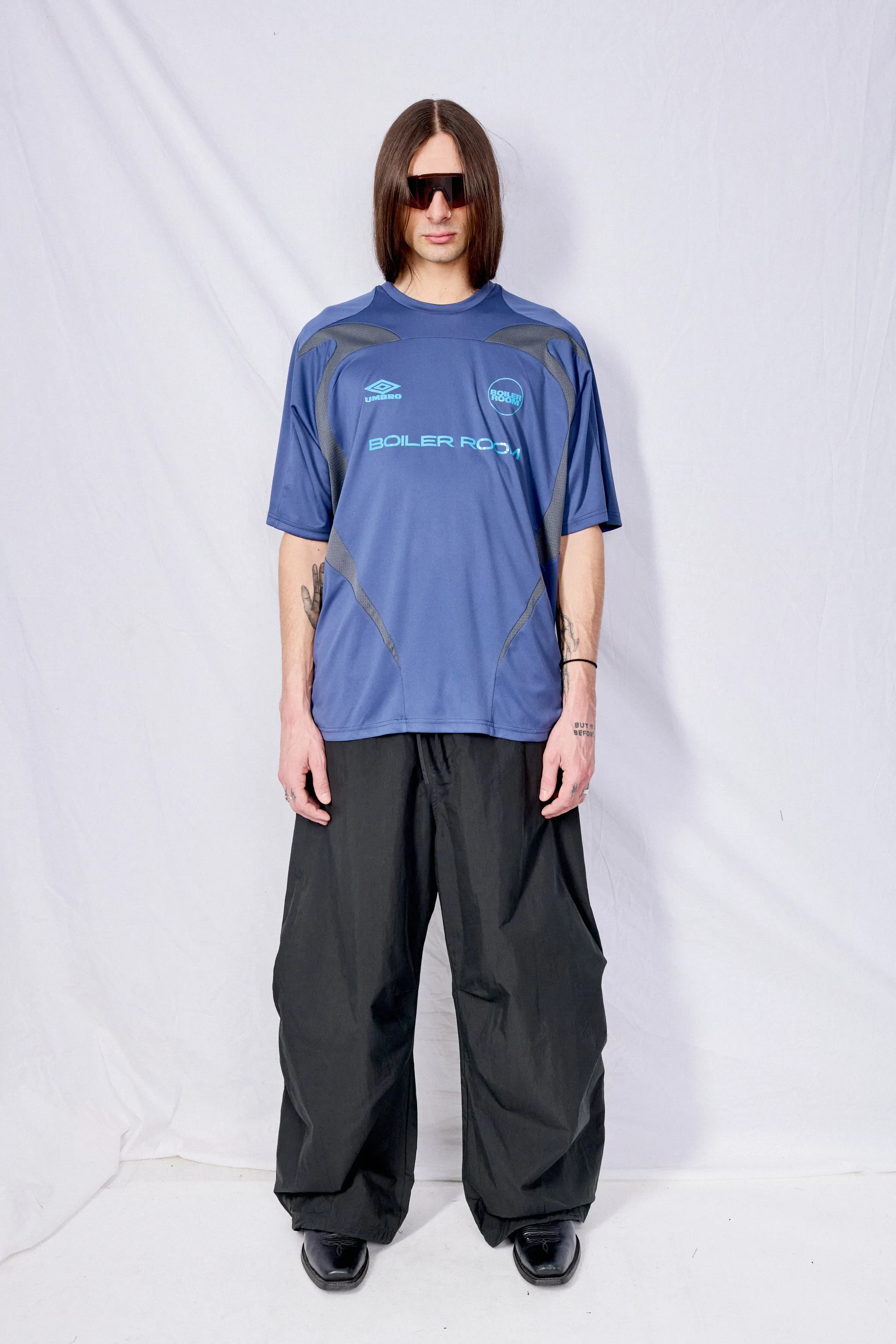 Blue Boiler Room x Umbro Football Shirt