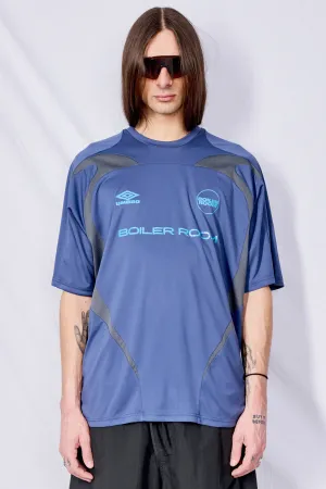 Blue Boiler Room x Umbro Football Shirt
