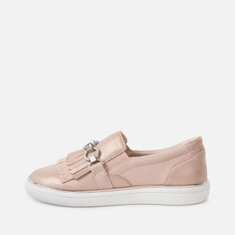 Casual fringed trainers for girl