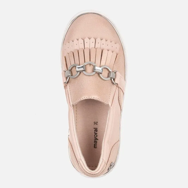 Casual fringed trainers for girl