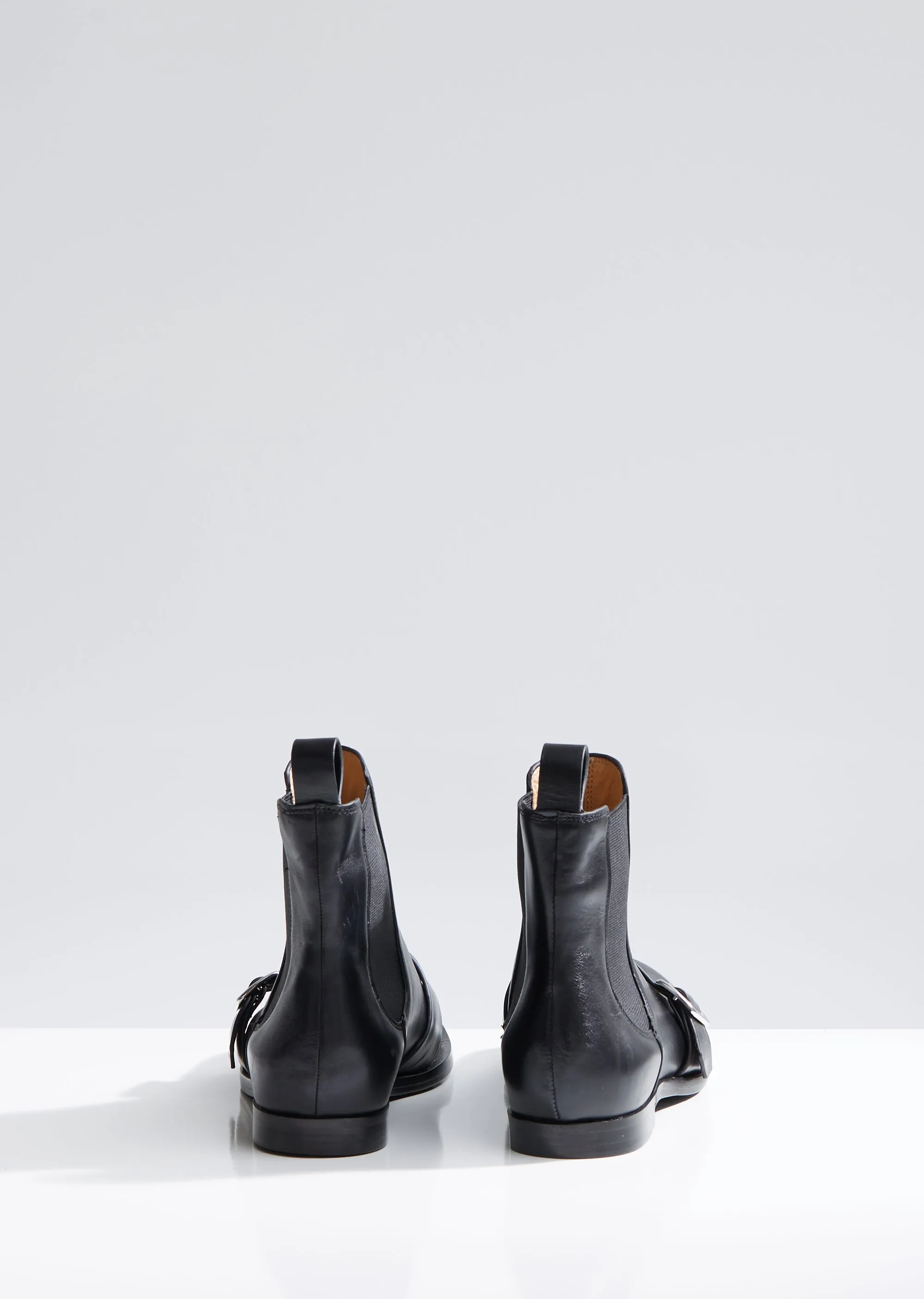 Chelsea Ankle Boots with Buckle