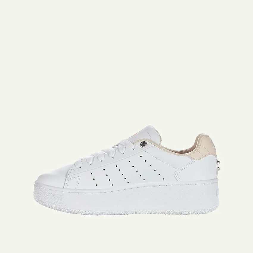 Classic PF Platform Women's Shoes - White/Cream Tan/Pearl