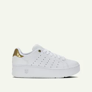Classic PF Platform Women's Shoes - White/Gold