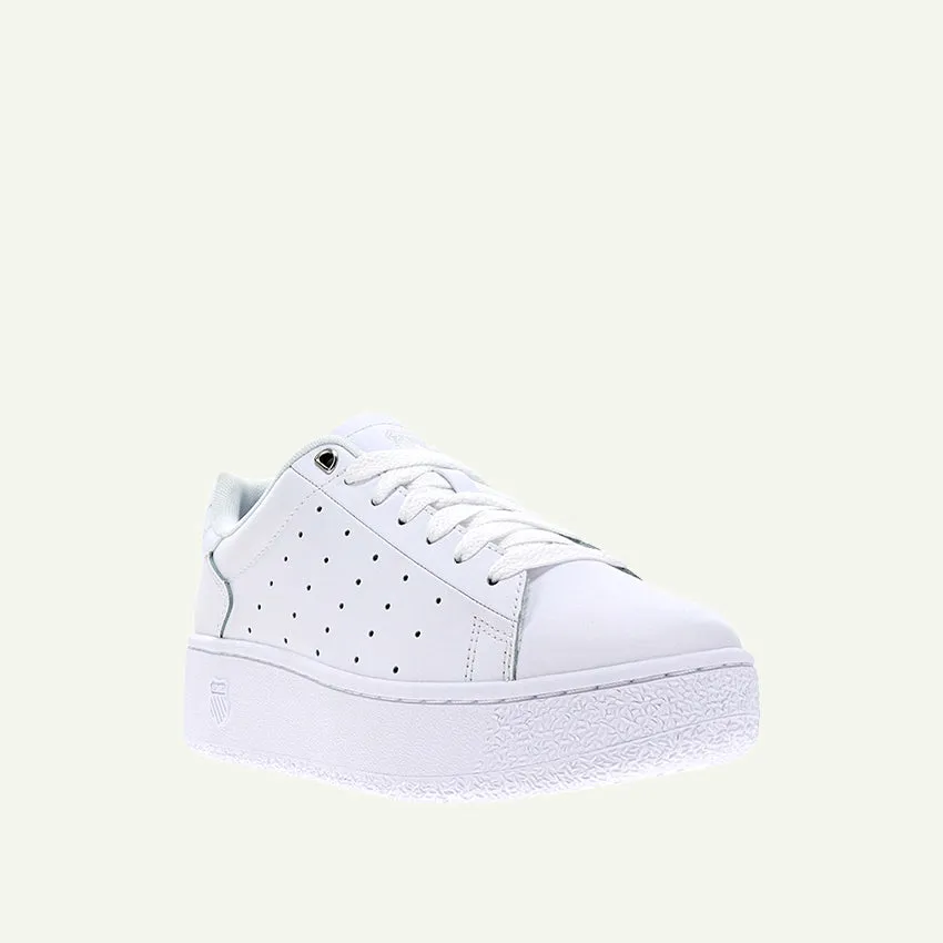 Classic PF Platform Women's Shoes - White/White
