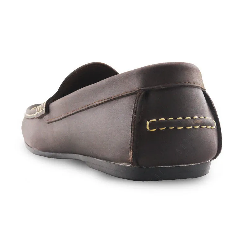 Comfy Tassel Loafer Dark Natural Nubuck