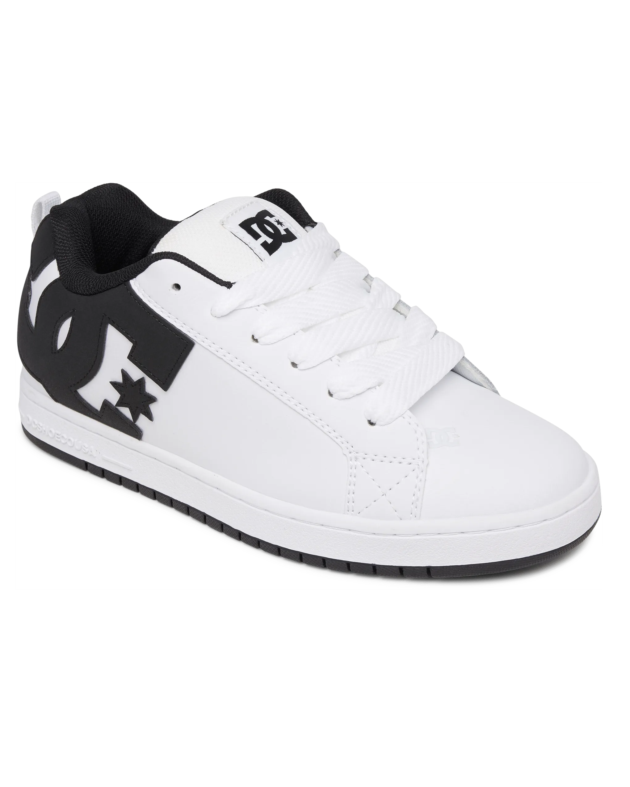 Court Graf Shoes in White & Black