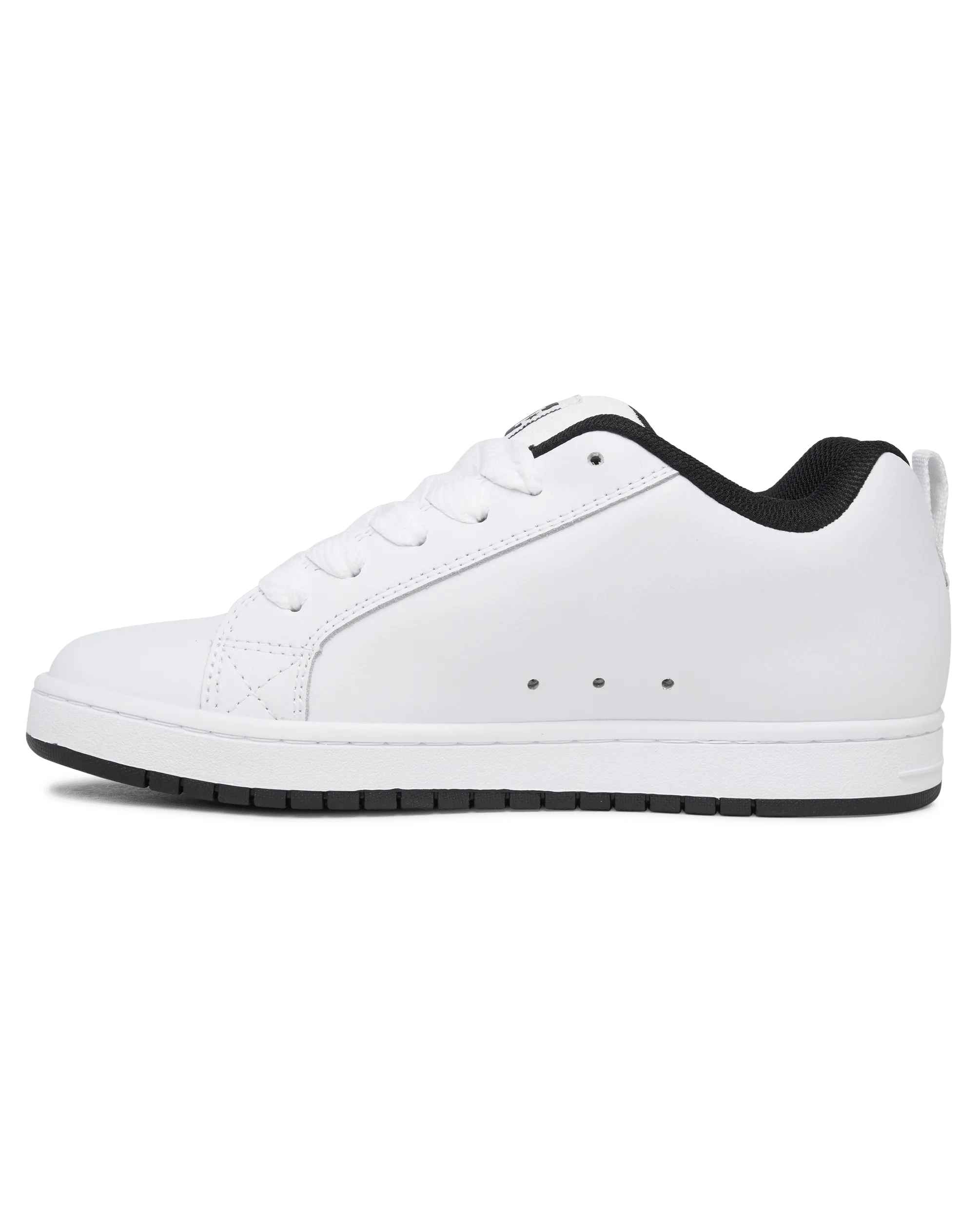 Court Graf Shoes in White & Black