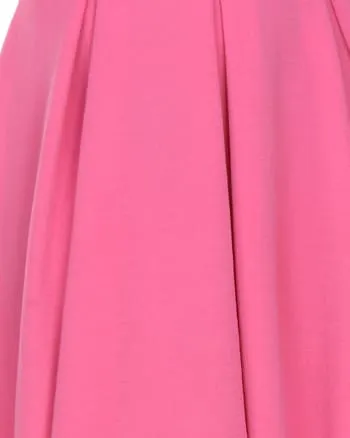 Crystal Fit and Flare Dress | Fuchsia