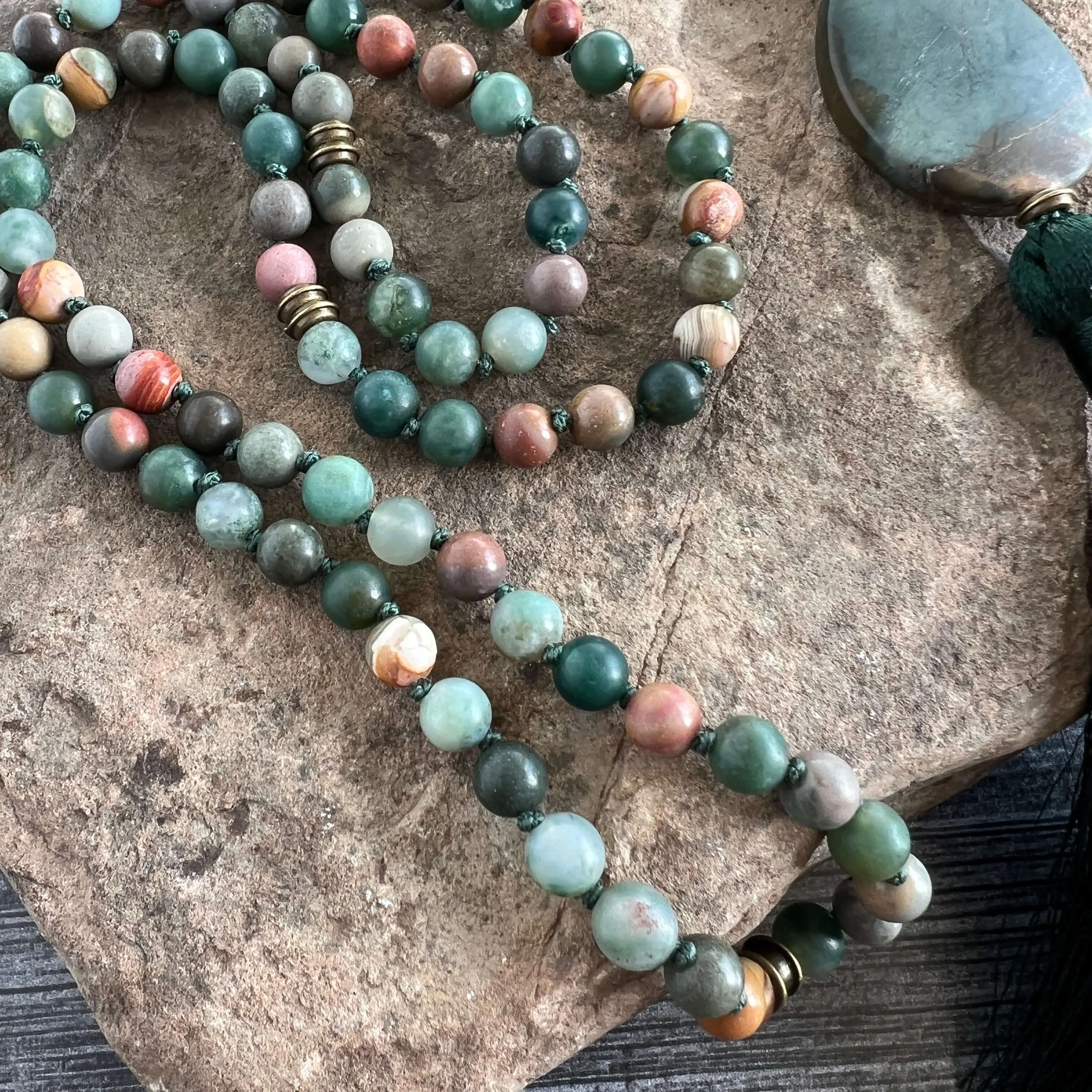 Forest Walk Mala Necklace