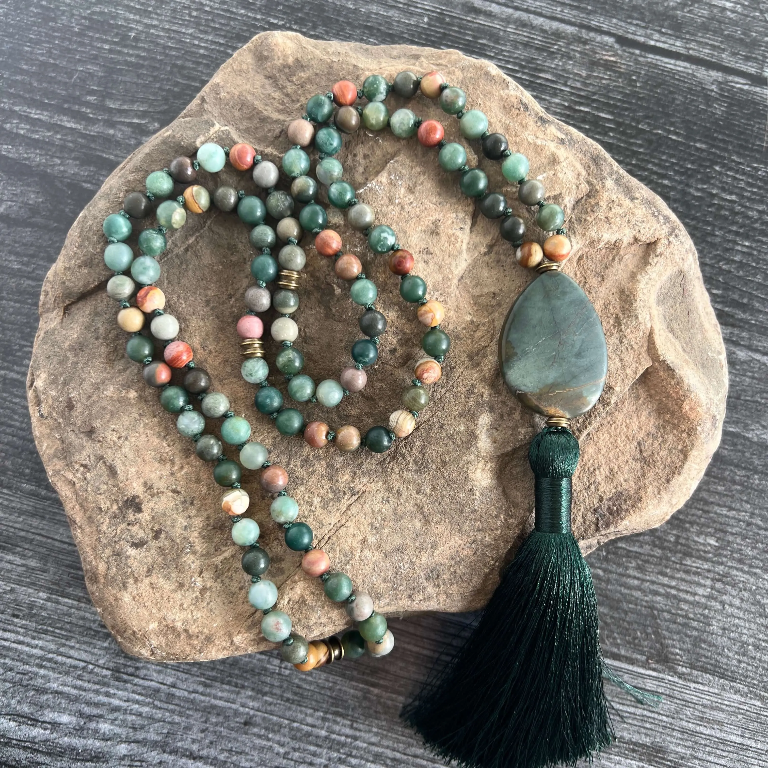 Forest Walk Mala Necklace