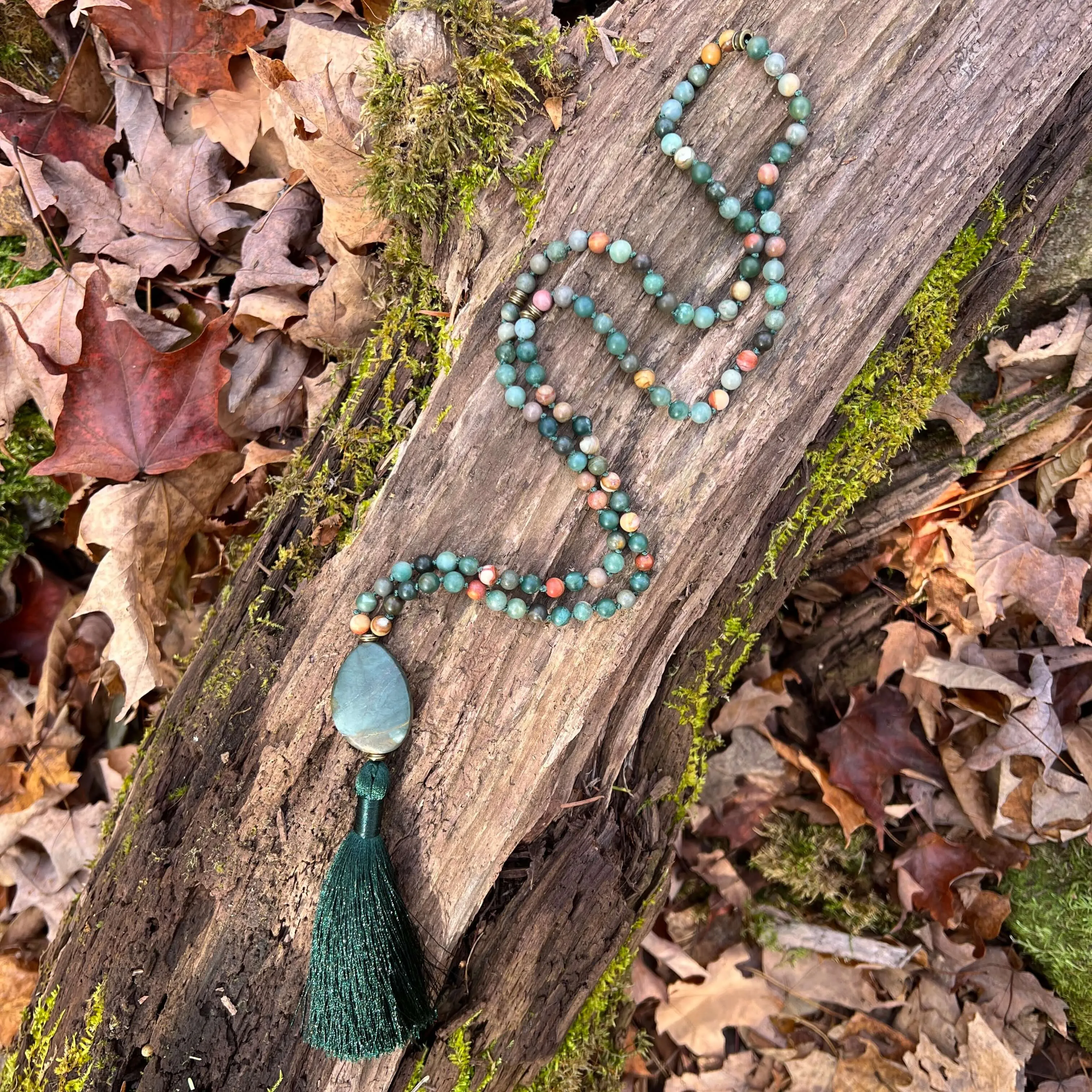 Forest Walk Mala Necklace