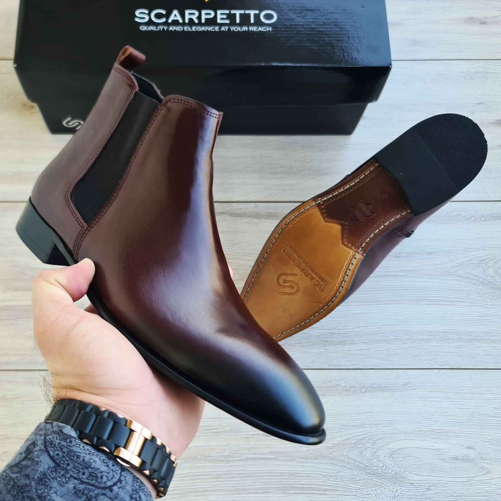 Giovanni Men's Chelsea Boots