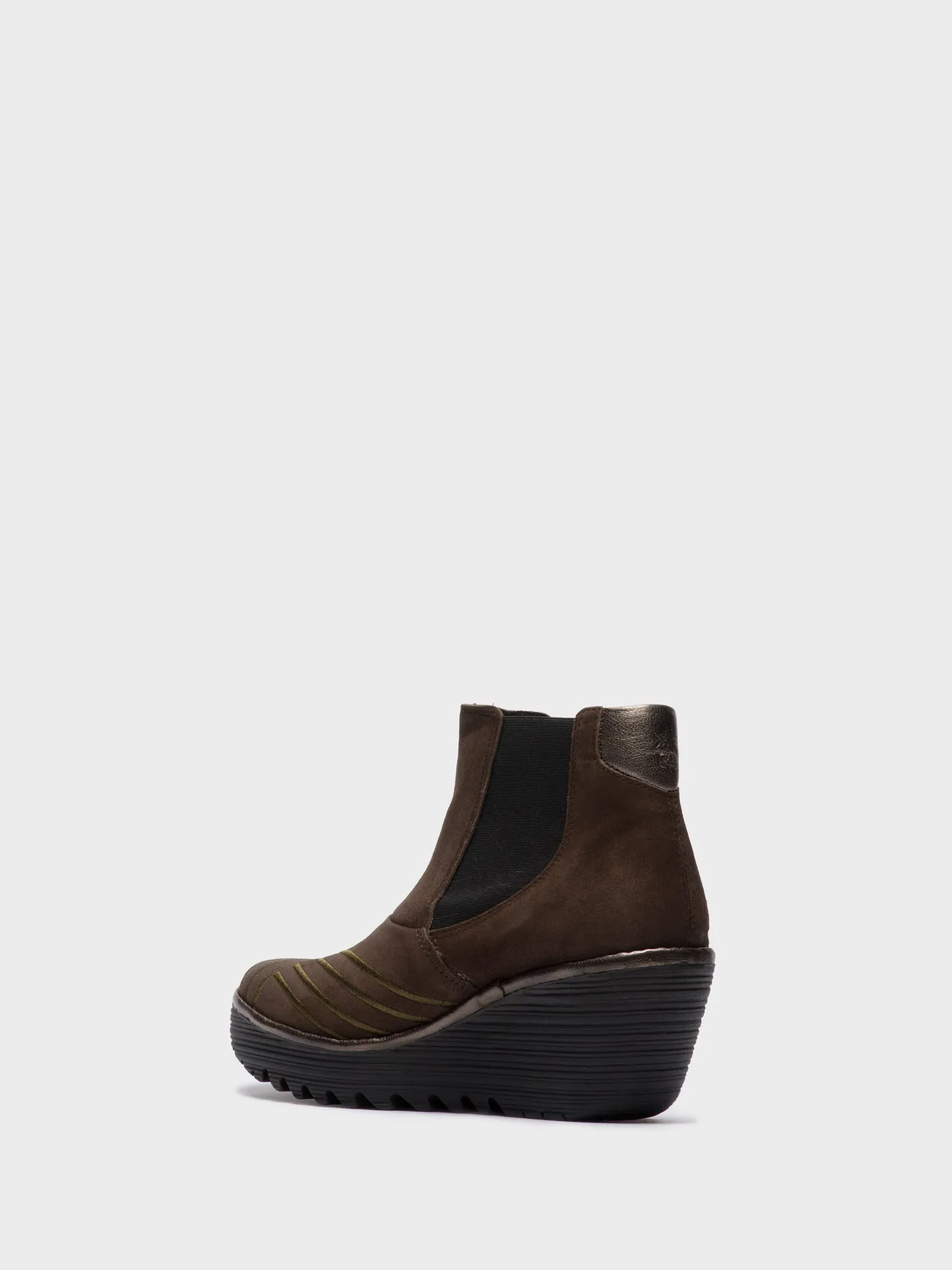 Gray Chelsea Ankle Boots