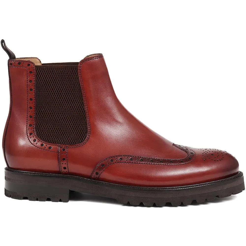 GRAY Leather Chelsea Boots - GRAY / 324 379