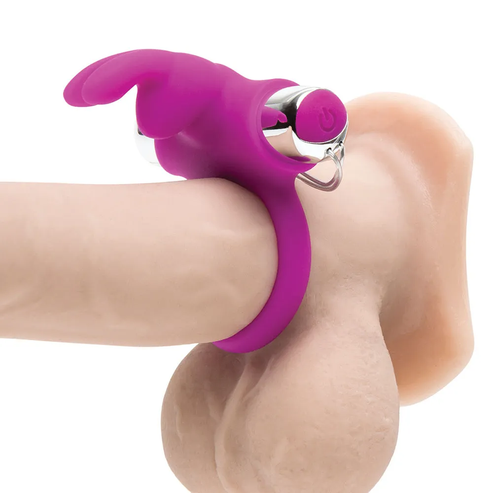 Happy Rabbit Remote Control Ring Purple