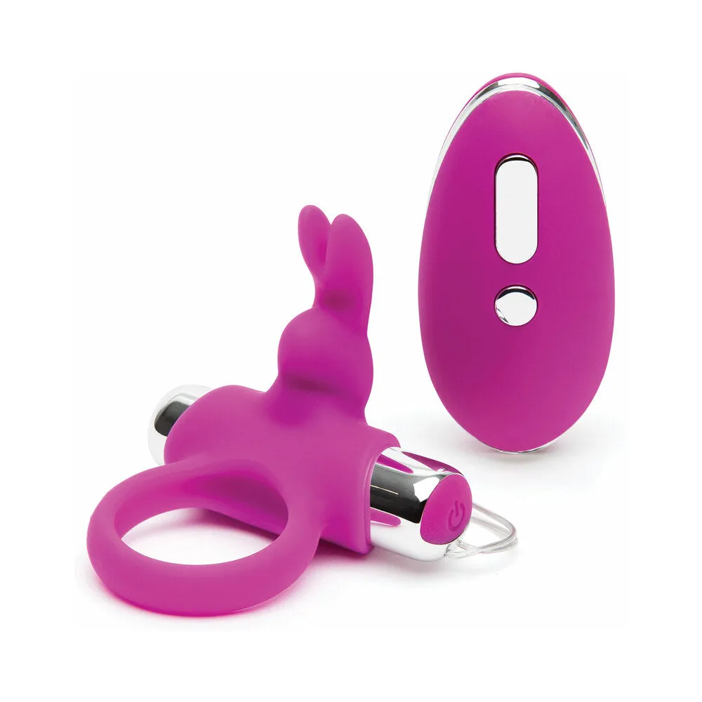 Happy Rabbit Remote Control Ring Purple