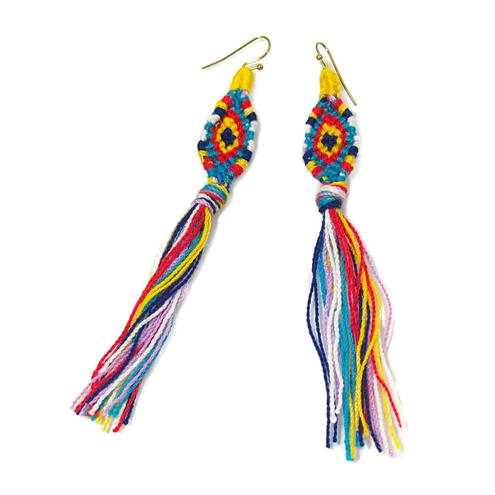 Hilltribe Crocheted Earrings, N