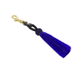 Horse Hair Tassel Clip - Purple