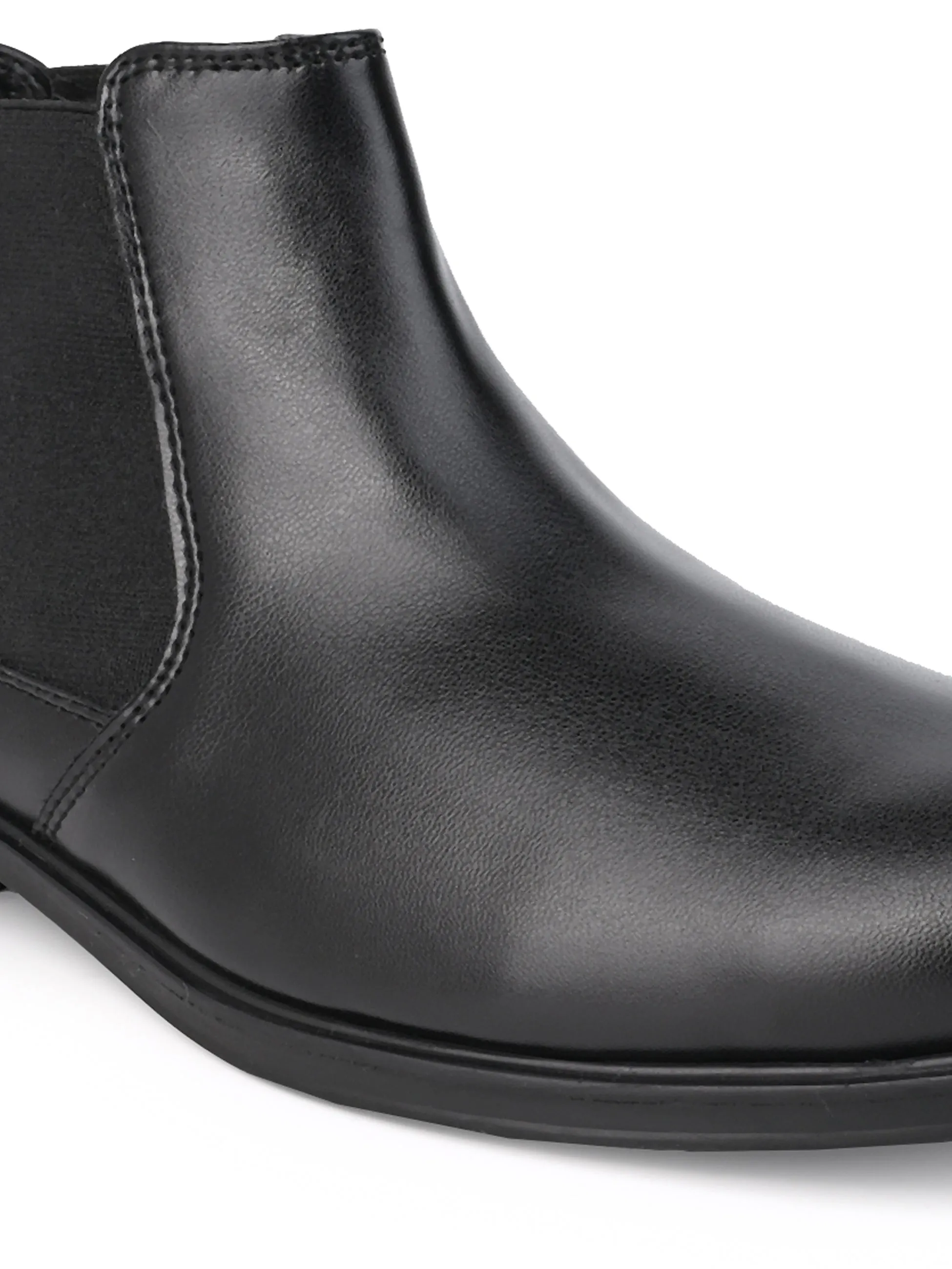 Hydes N Hues Men Black Chelsea Boots