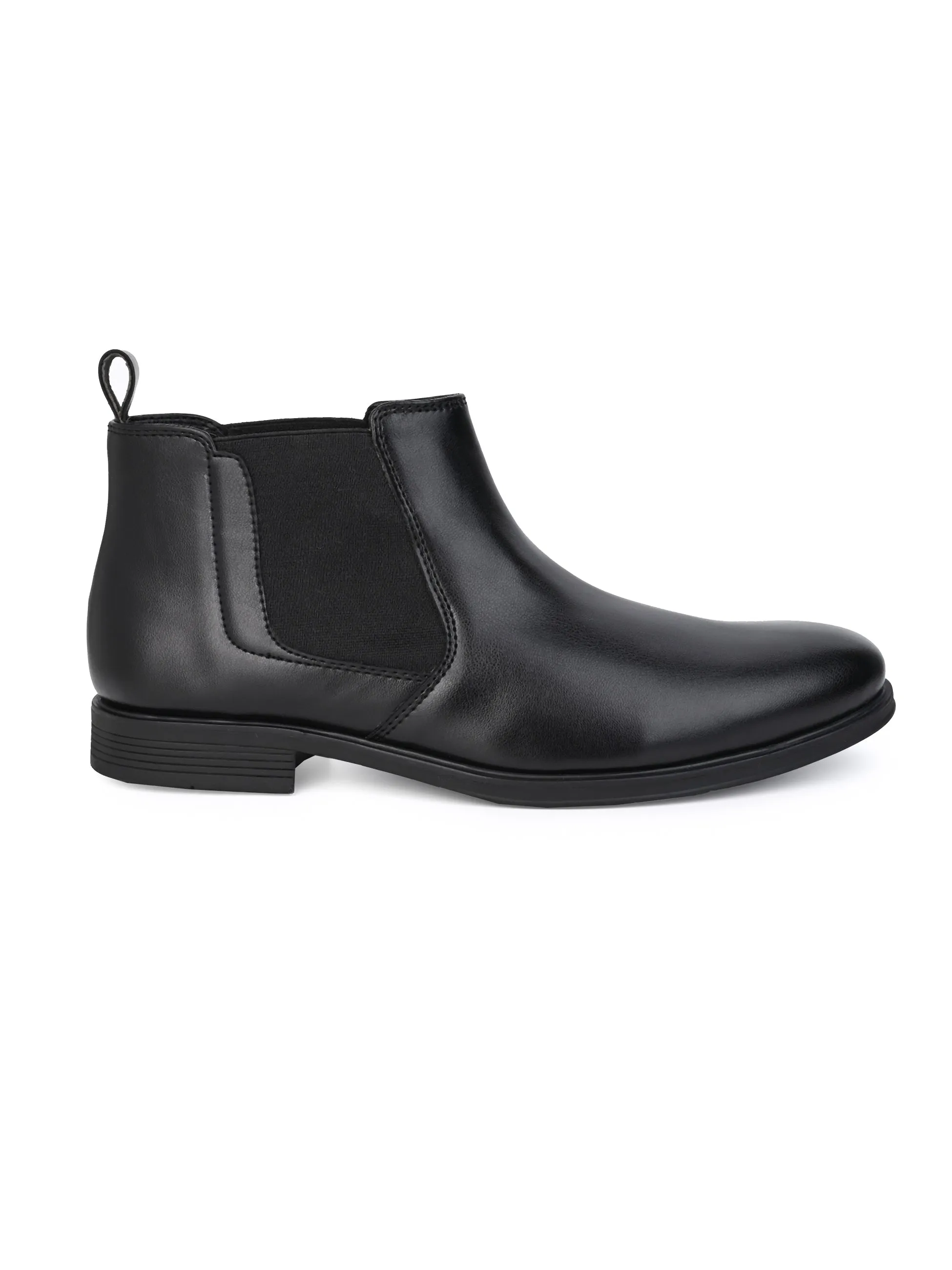 Hydes N Hues Men Black Chelsea Boots