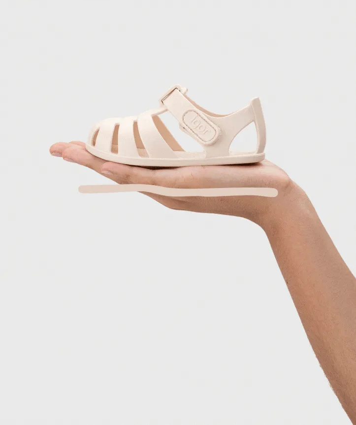 Igor Boy's And Girl's Nemo Solid Sandals - Marfil