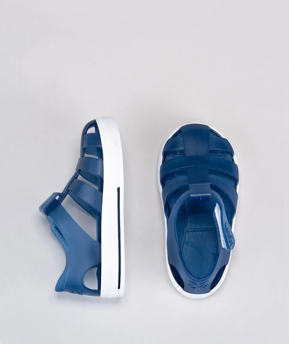 Igor: Star Kids Jelly Sandals - Marino Blue