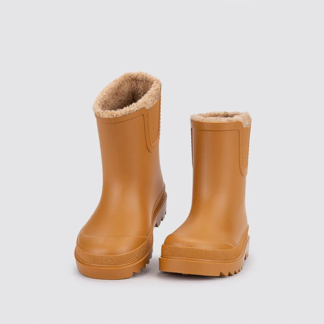 Igor: Tokio Furry Lined Wellie Boots - Caramel