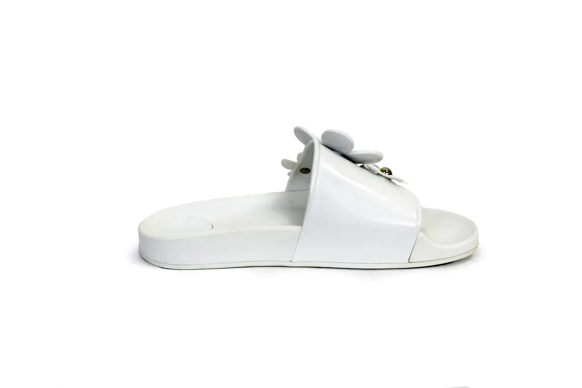 Jelly Daisy Slide On Sandals